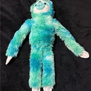 Plush Sloth Toy - Blue and Green